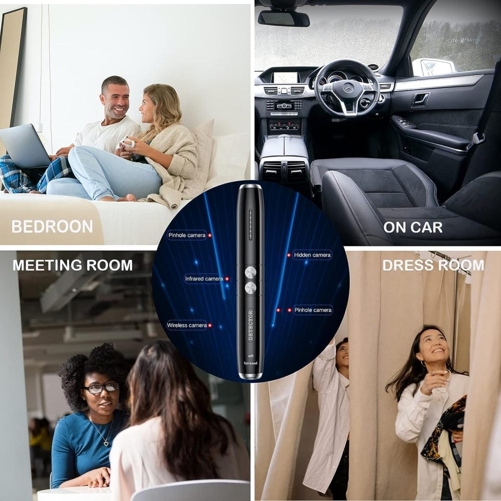 Hidden Devices Detector, GPS Tracker Detector, Camera Detector Finder, Bug Detector, Listening Device Detector, RF Signal Detector, Camera Bug Finder for Car Office Home Travel