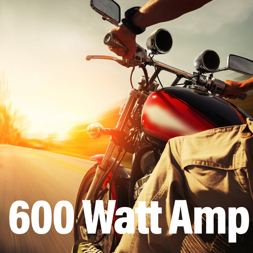 BOSS Audio Systems MC420B Motorcycle Speaker Amplifier, Bluetooth, 3” Speakers