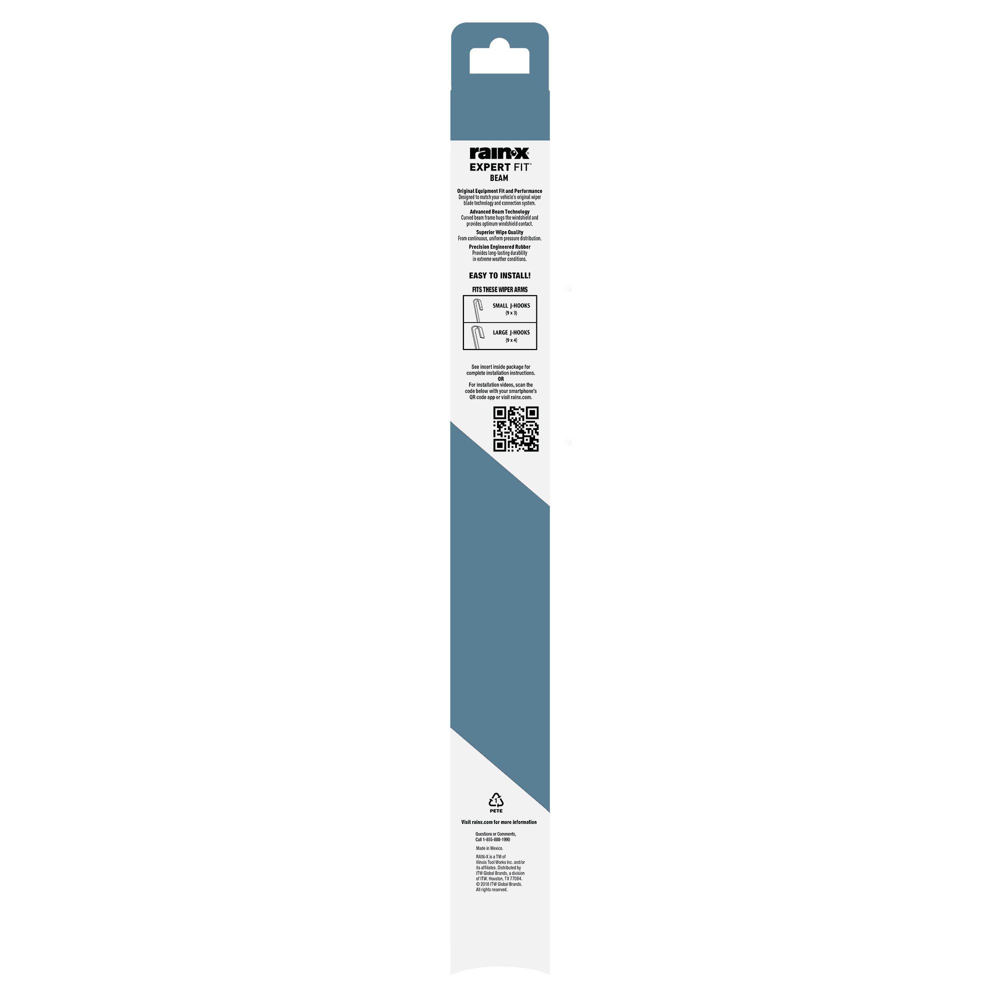Rain-X Expert Fit Beam Windshield Wiper Blade, 21 " B21-1 - 840012