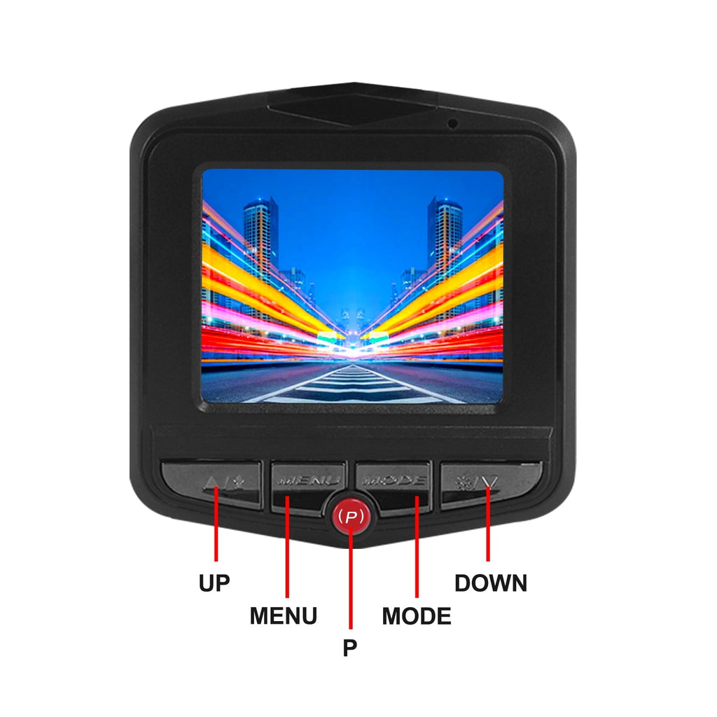 Dashcam Car Camera with 2.4" LCD Screen, 1080P HD Car Automotive Dash Cam Front Rear Driving Recorder WDR for Car Truck SUV, Night Vision, Loop Recording, Motion Detection, G-sensor