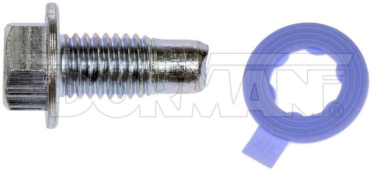 Dorman 69011 M12-1.75 Pilot Point Oil Drain Plug Fits select: 1999-2019 CHEVROLET SILVERADO, 2011-2023 FORD F150