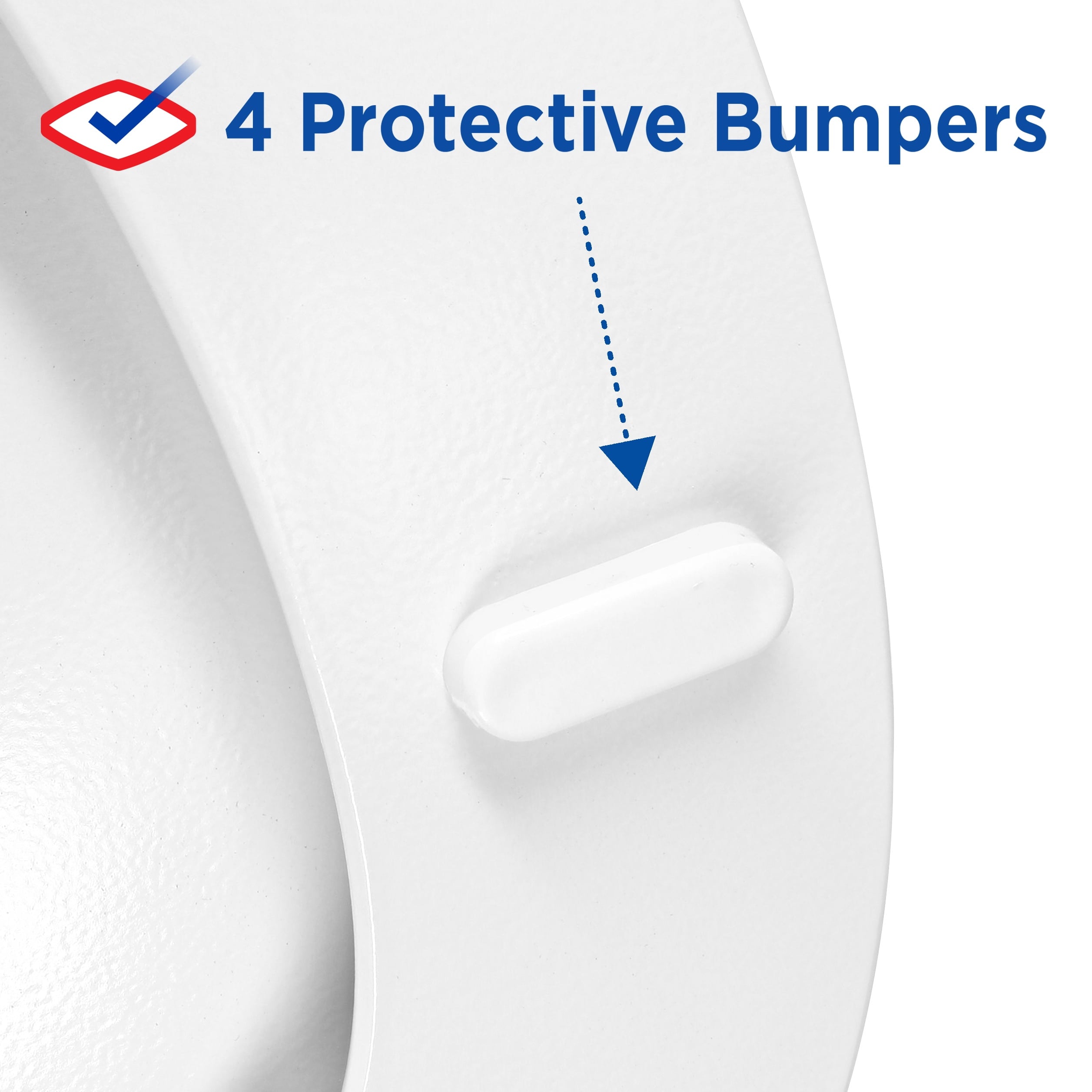 Clorox Antimicrobial Round Wood Toilet Seat with Easy-off Hinges