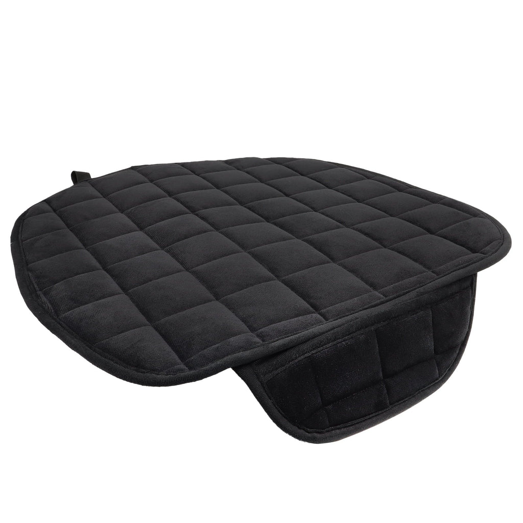 XUKEY 2pcs Universal Front Car Seat Cushion Cover Pad Chair Breathable Protector Soft Black