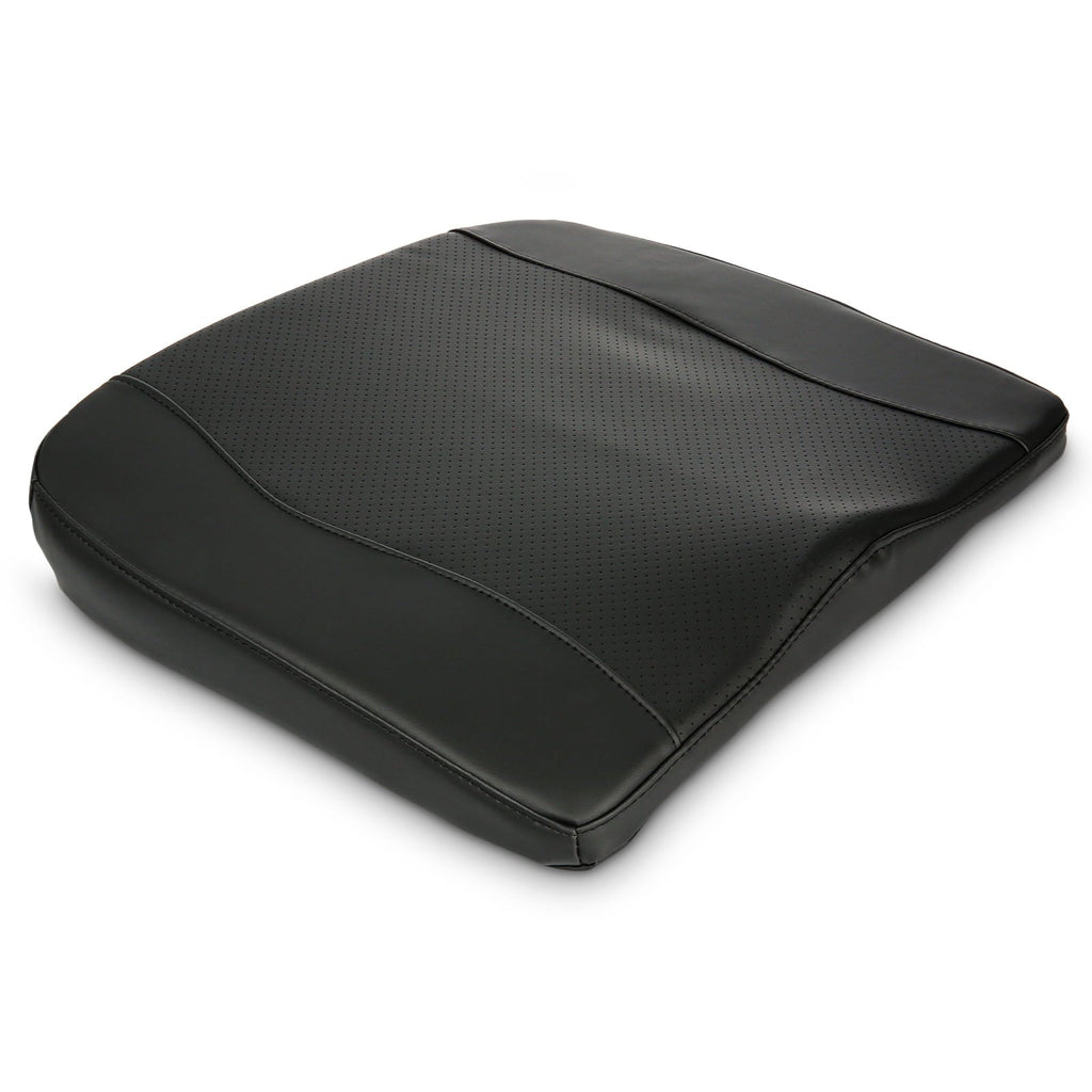 ELUTO High-Density Memory Foam Seat Cushion, Ergonomic Design for Office, Car, & Home Use with Waterproof & Non-Slip Features (Black)