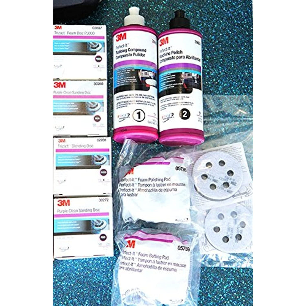 3M 02516 Headlight Lens Restoration Kit, Prof