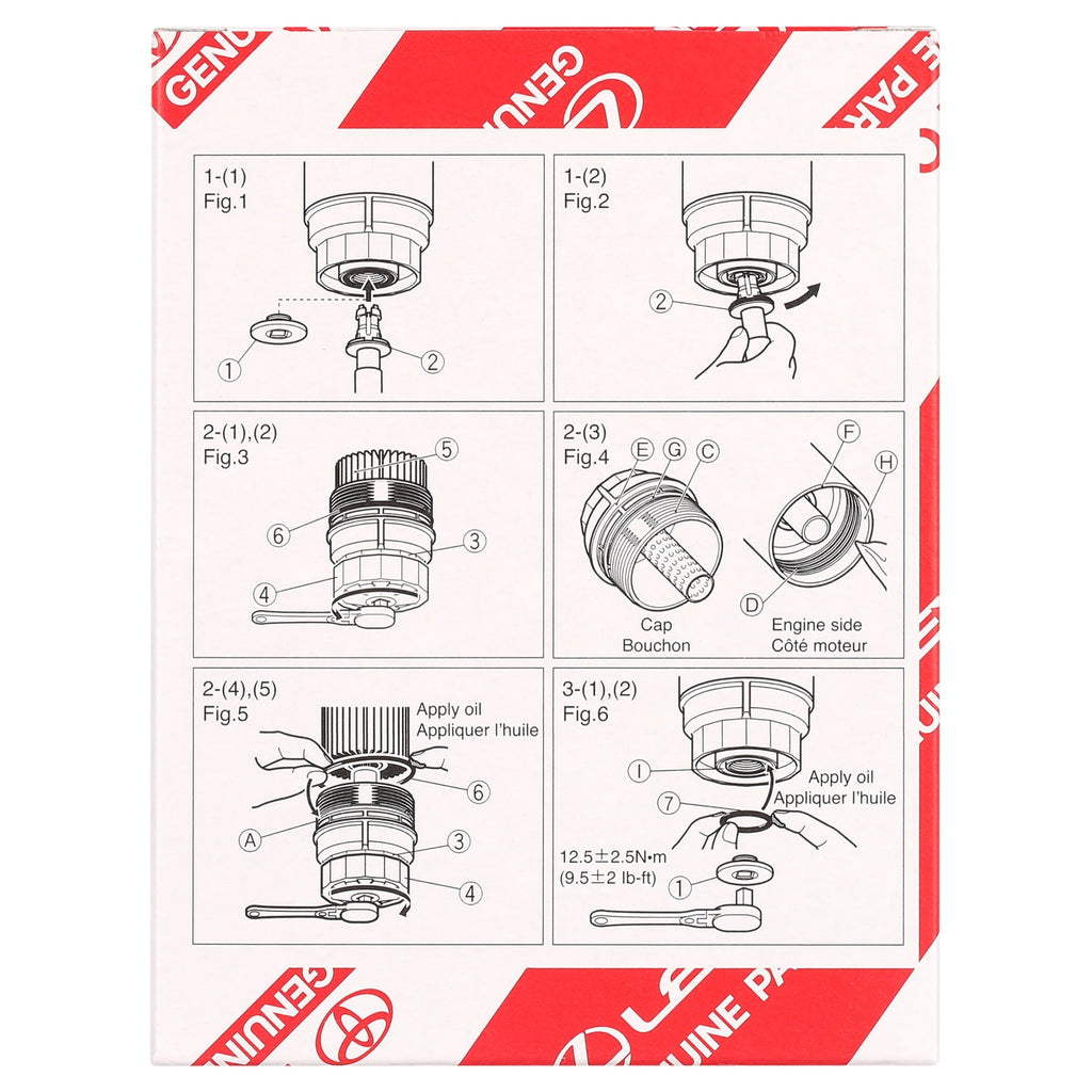 Toyota Oil Filter 04152-YZZA1 OEM Fits select: 2006-2018 TOYOTA RAV4, 2007-2019 TOYOTA CAMRY