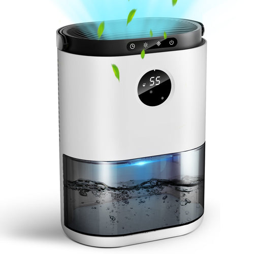 ALROCKET 5-Pint Dehumidifier with Timer, 4500 Cubic Feet, Auto Defrost, Ultra Quiet for Home Large Room Bathroom Garage RV