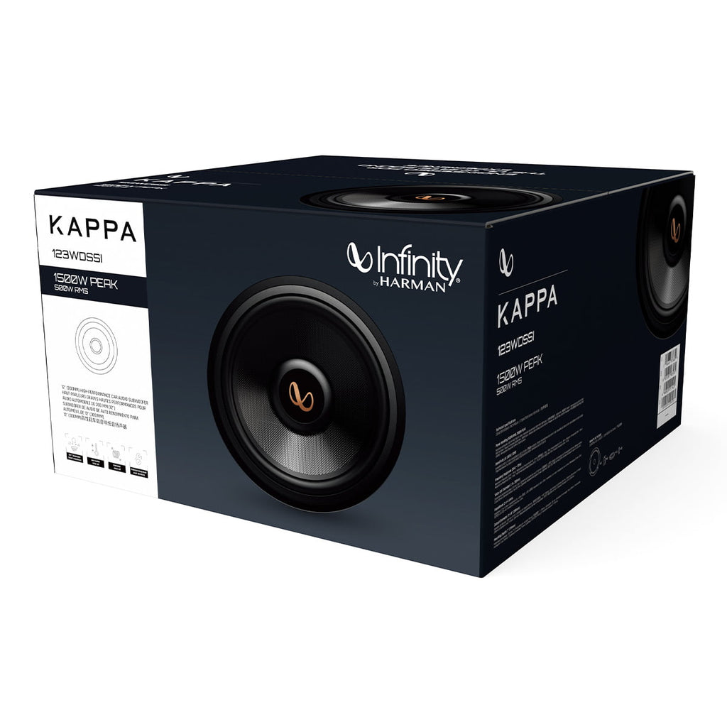 Infinity Kappa 123WDSSI 12" (300mm) High-Performance Car Audio Subwoofer - Each