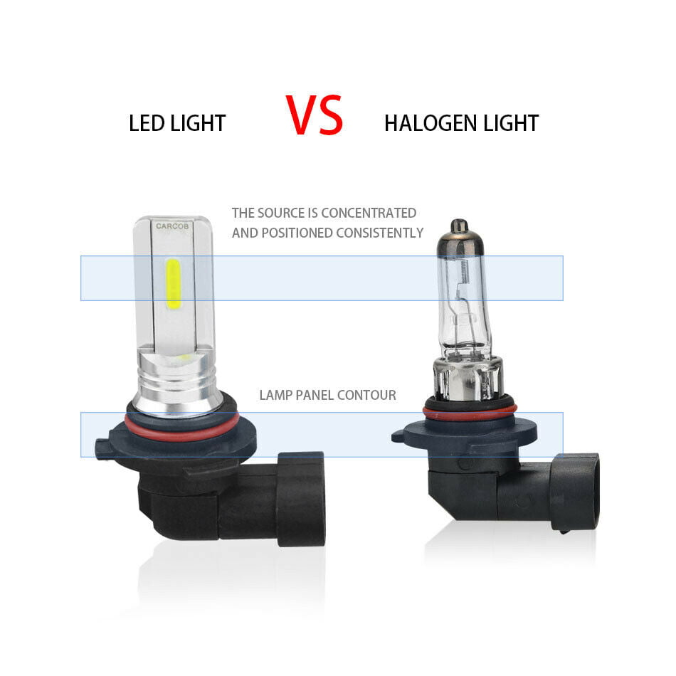 IVBDQV For Toyota Corolla 1993-1997 2001-2013 LED Headlight Bulbs High / Low 9005 9006 6000K White 2pcs