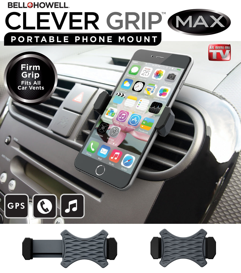 Bell Howell Clever Grip Portable Phone Mount Car Phone Mount As Seen On TV