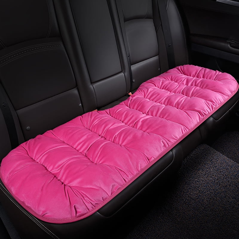 New Warm Cotton Flocking Car Seat Cushion Thickened Plush Free Bundle Single Piece Car Cushion Rear Row Seat Cushion