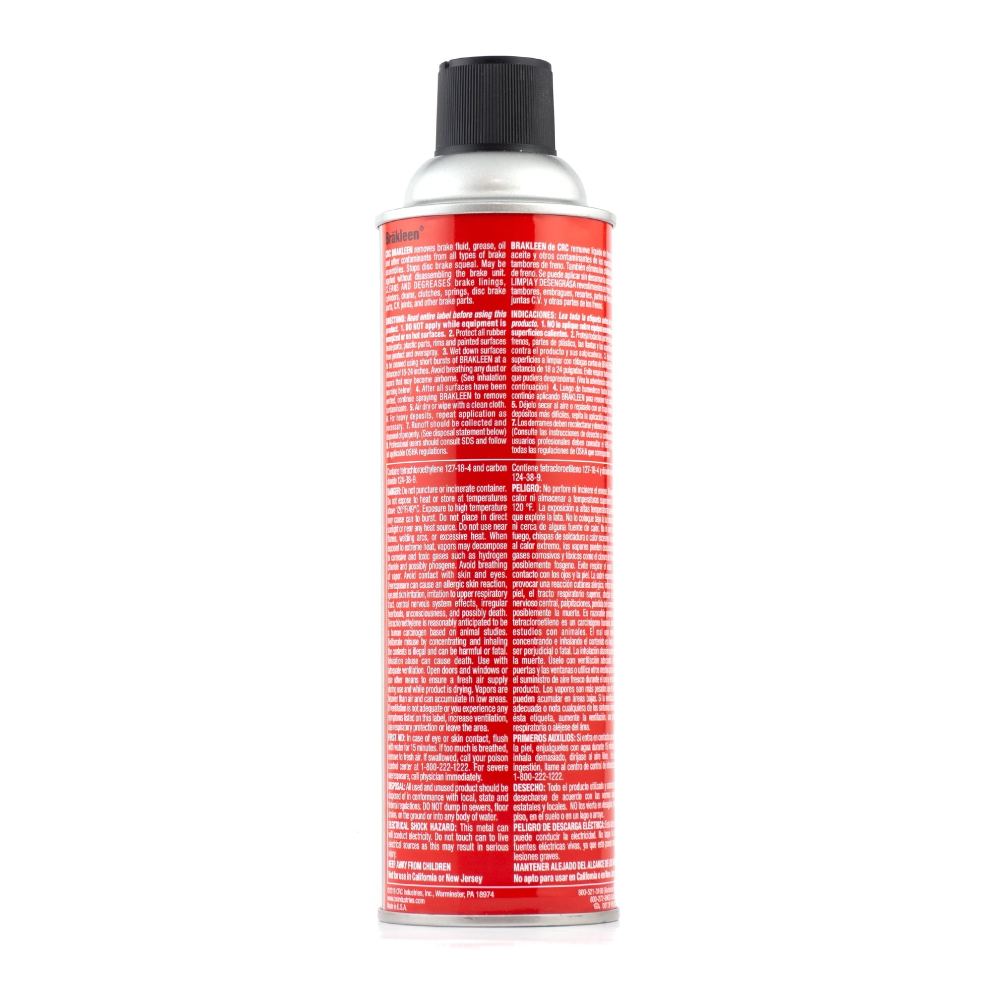 CRC 05089 Brakleen Non-Flammable Brake Parts Cleaner - 19 oz.
