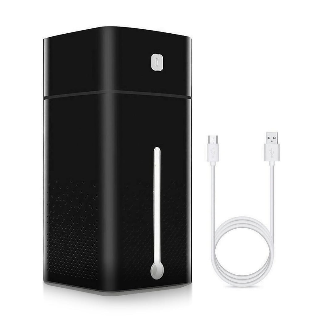 Portable 1000ML Air Humidifier USB Changing Cool Mist Diffuser for Home Car with 7 Color LED Light