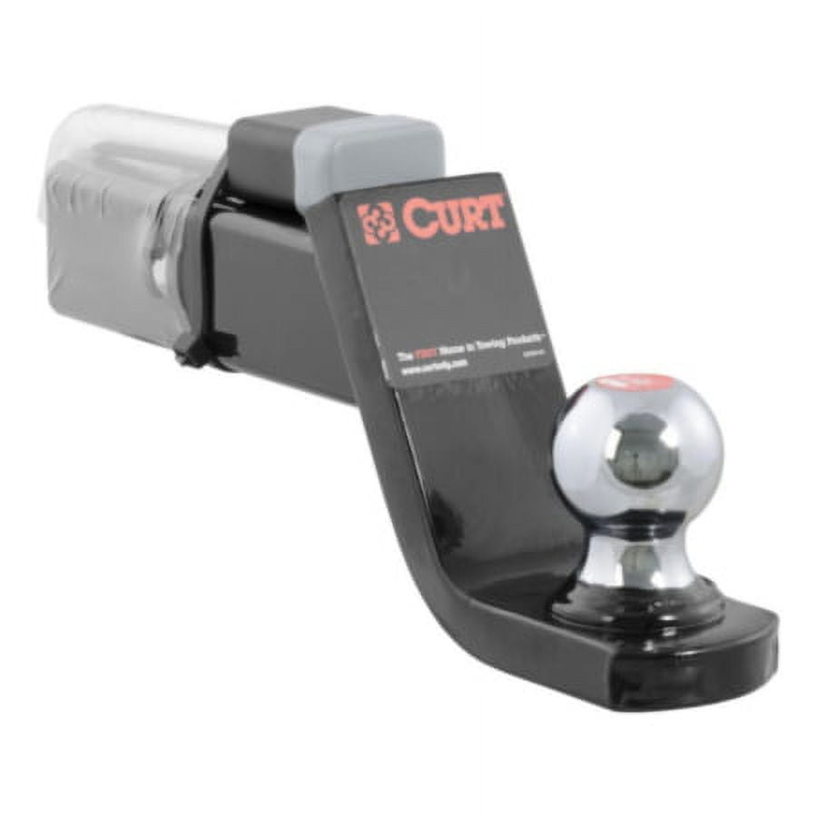 Curt Manufacturing Towing Starter Kit with 2 Inch Ball (2 Inch Shank, 7,500 lbs., 4 Inch Drop)