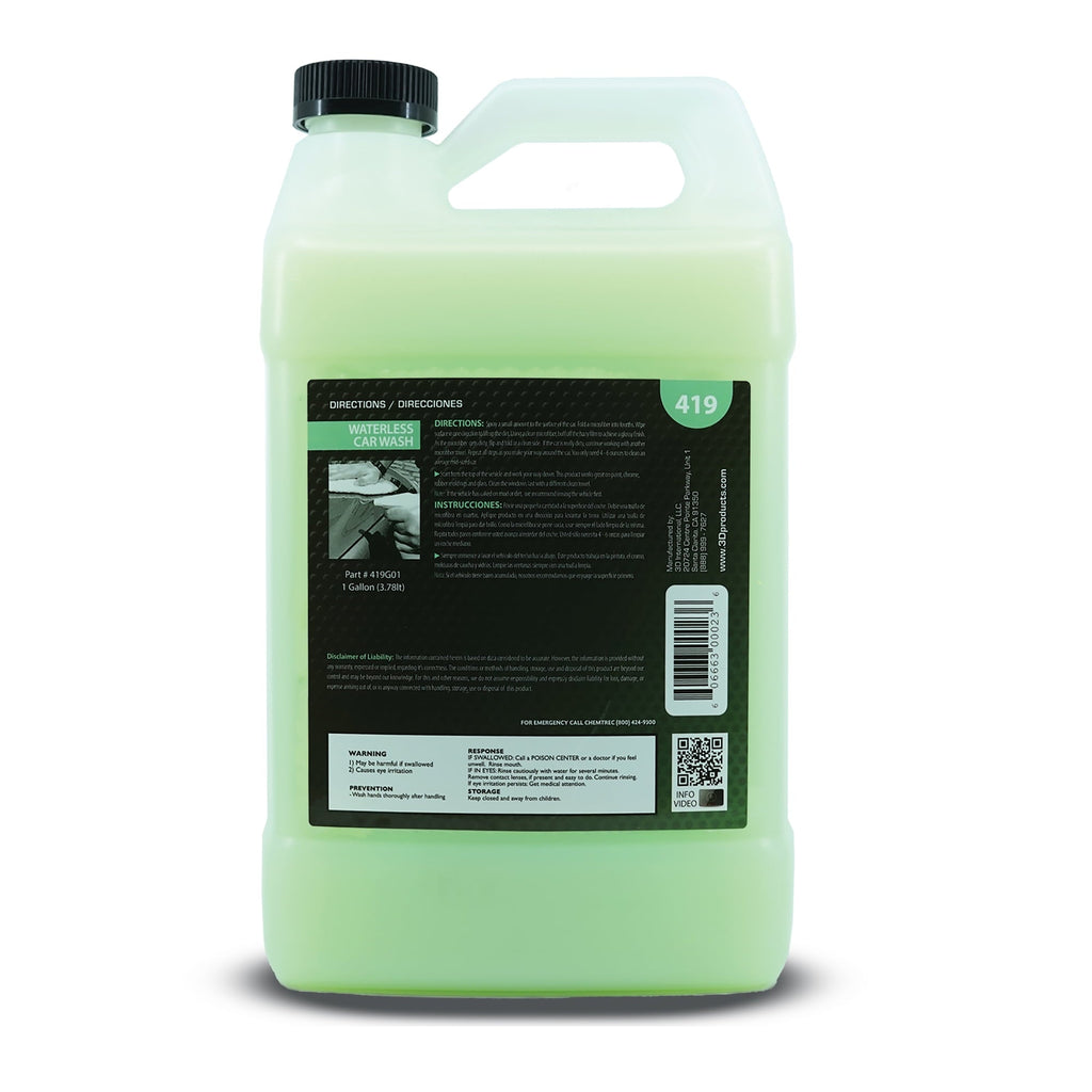 3D 419, Waterless Car Wash