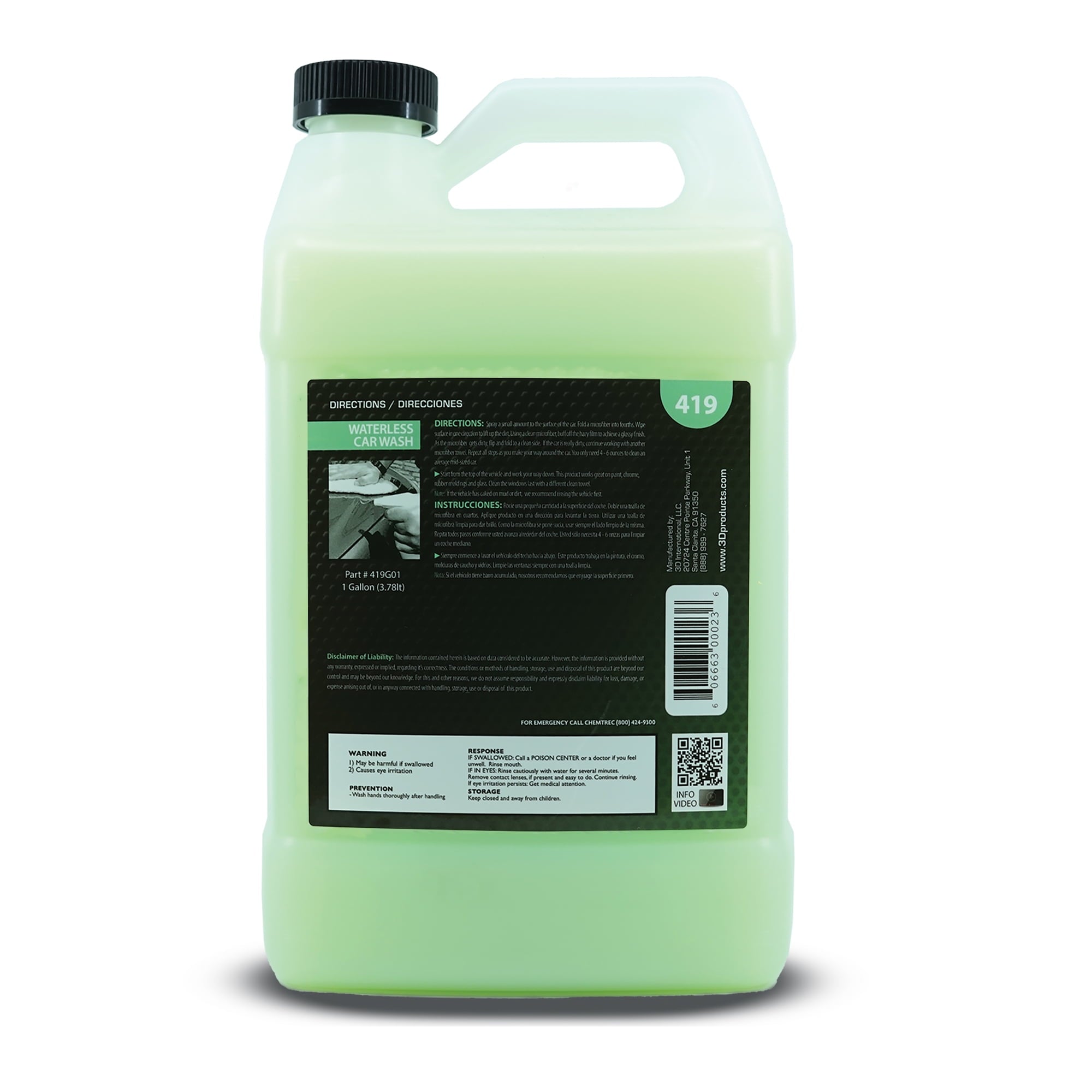 3D 419, Waterless Car Wash