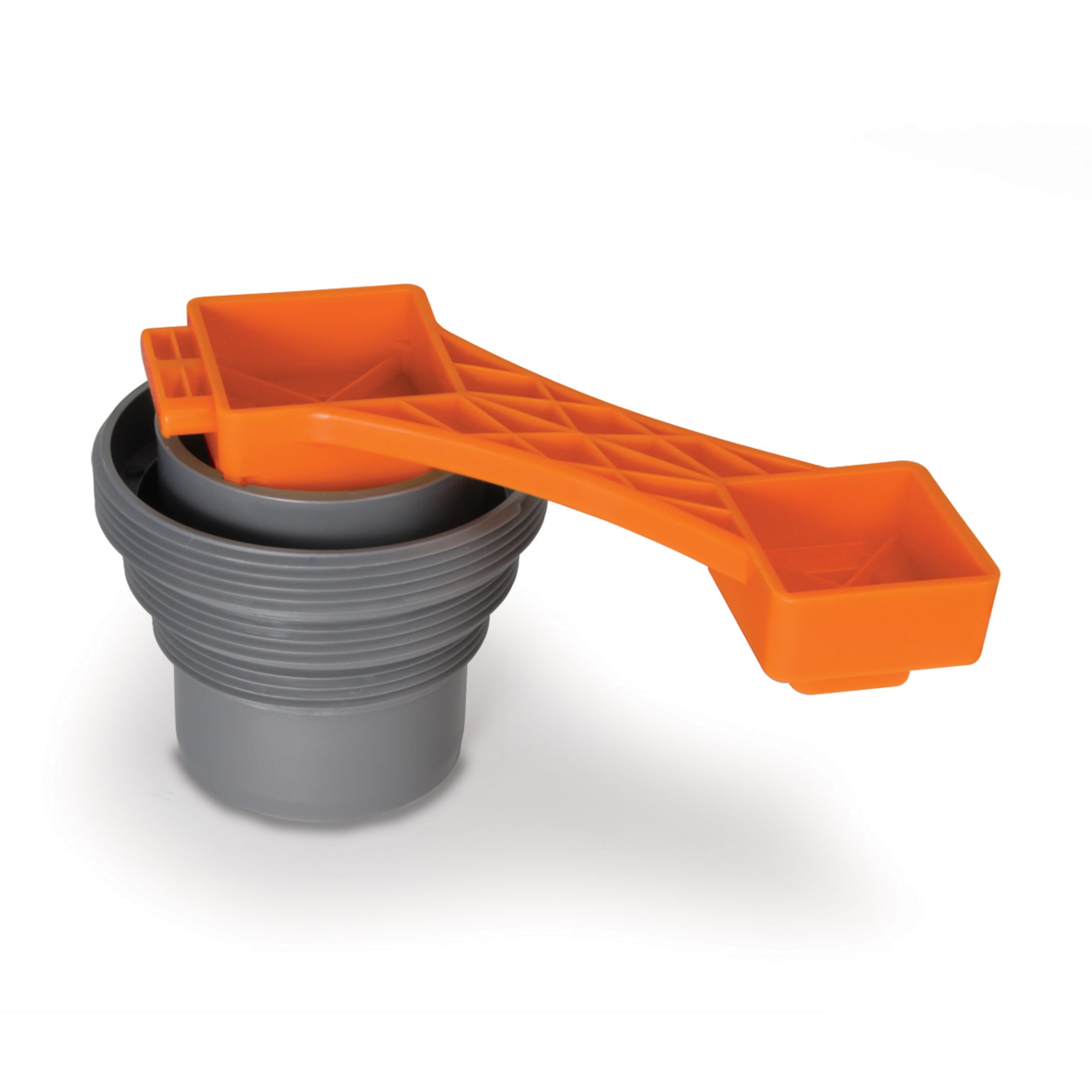 Camco RhinoFLEX 6-in-1 Camper/RV Sewer Fitting Wrench | Plastic, Orange (39759)