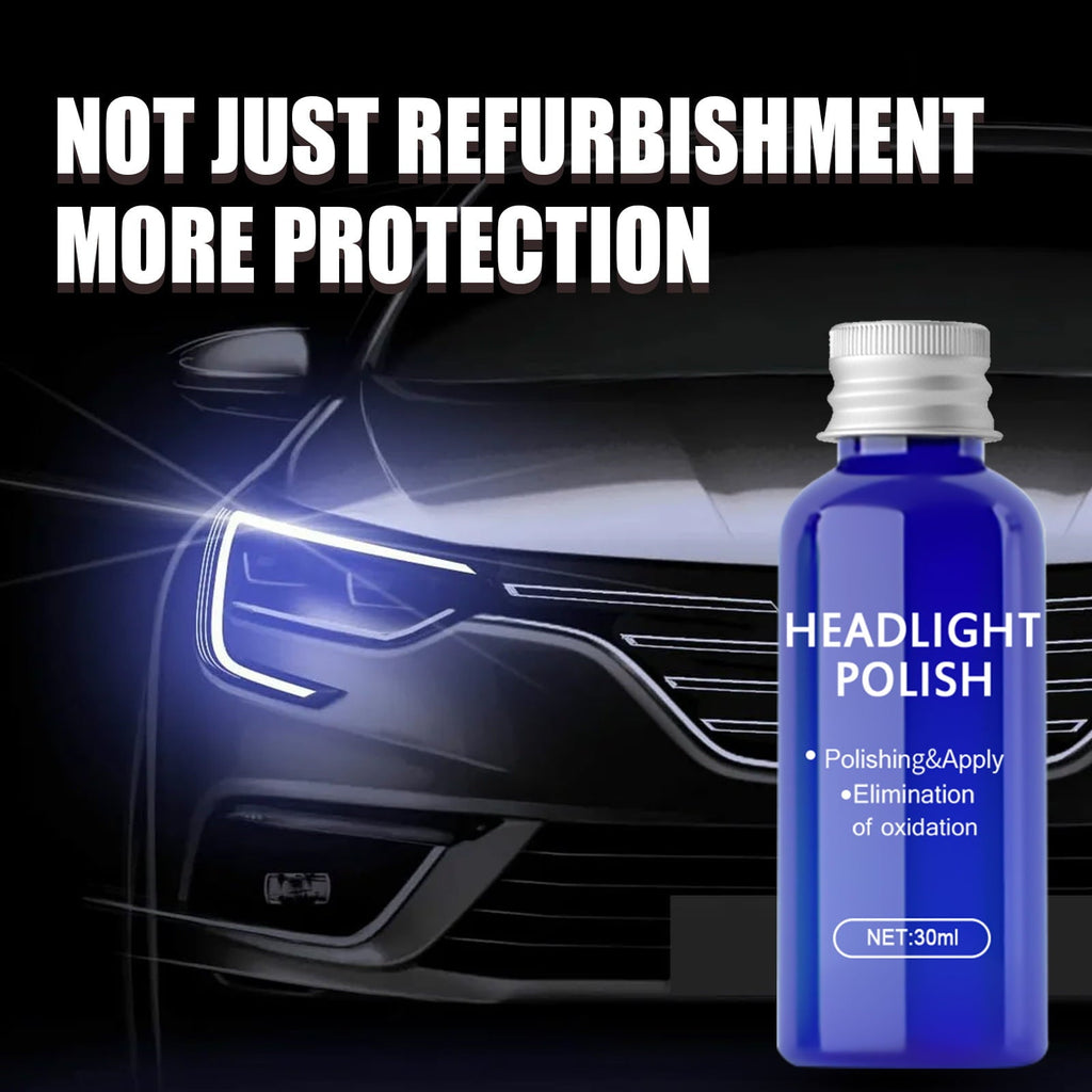 Headlight Restoration Kit, Heavy Duty DIY Headlight Repair Kit to Remove Yellow Gaze, Sand, Refine,Polish