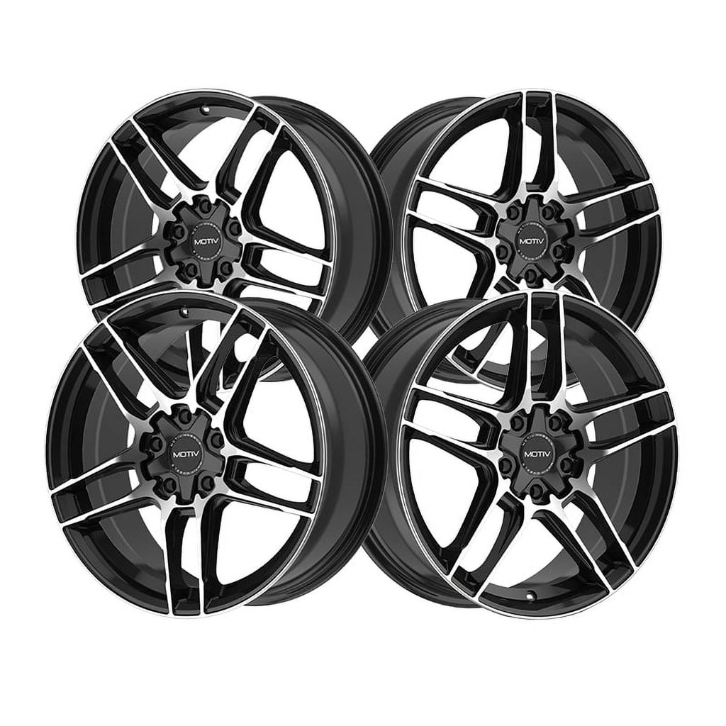 Motiv 17x7.5 5X100 434MB Matic Black Wheel Rim