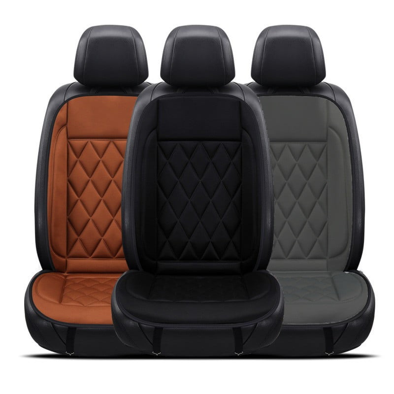 EQWLJWE Car Heating Seat Cushion Chair Cushion Auto Seat Cushion for Full Back and Seat, Comfort Seat Car Cushion Front Chair Pad, Seat Cushion for Car Seat Clearance
