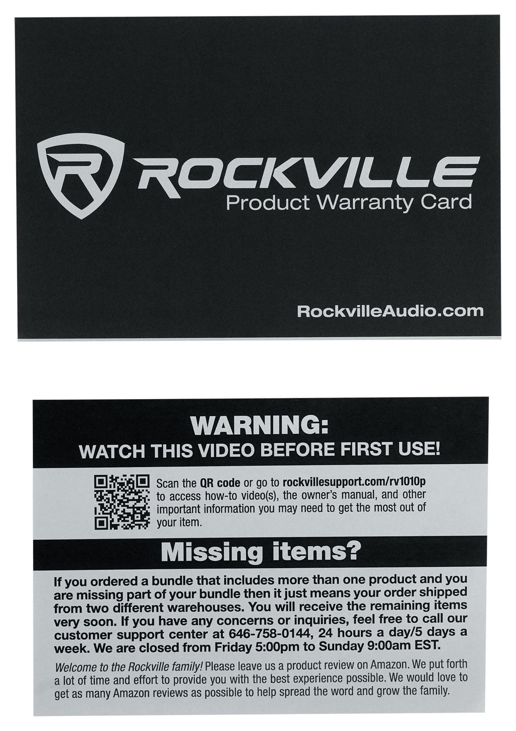 Rockville RV1010P Dual 10" 1000w Car Audio Subwoofers in Vented Sub Enclosure Box