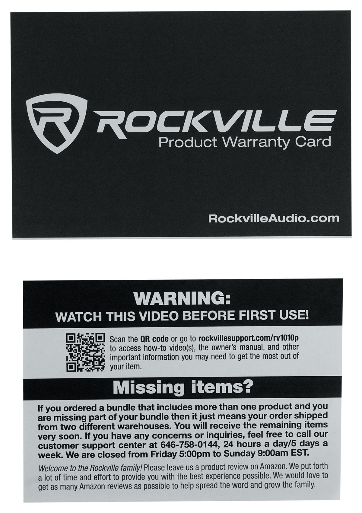Rockville RV1010P Dual 10" 1000w Car Audio Subwoofers in Vented Sub Enclosure Box