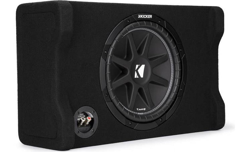 Kicker 48CDF124 Comp 12" Down-Firing Loaded Subwoofer Enclosure