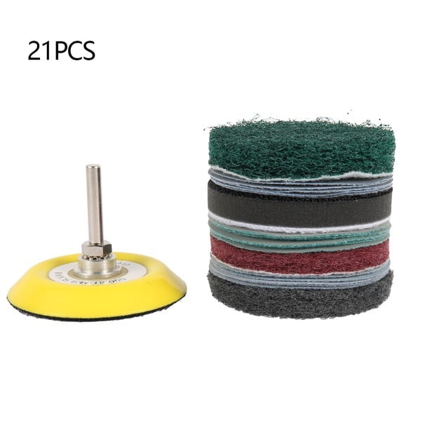 ODOMY DIY Car Lights Kit Polishing Restoration & Headlight Repairing Set P240 Mop Sanding Discs Drill Adapter