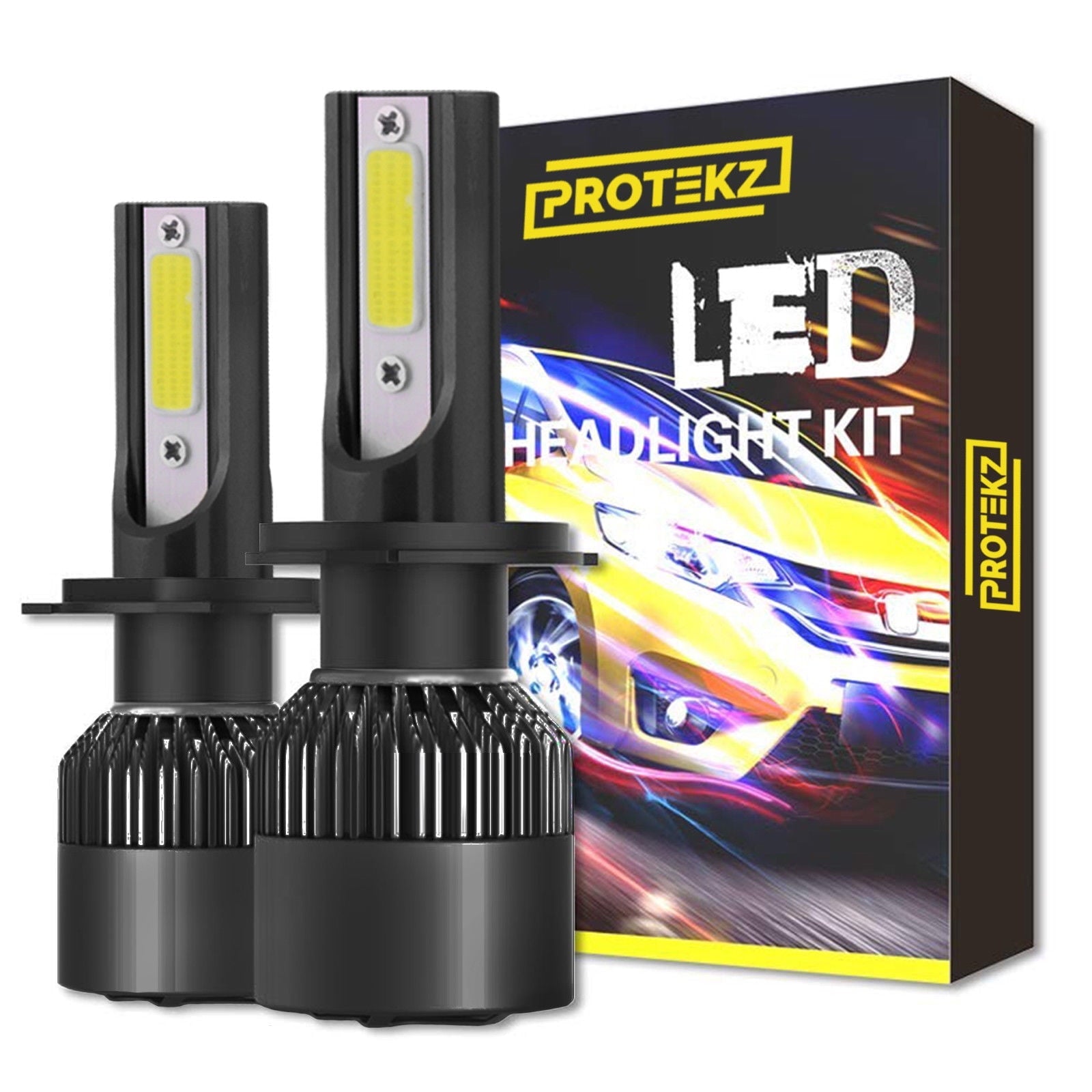 Protekz 6000K LED Fog Light Kit for 2011-2013 Kia SORENTO 881 Foglight Conversion 12000LM Led Light Bulbs Kits