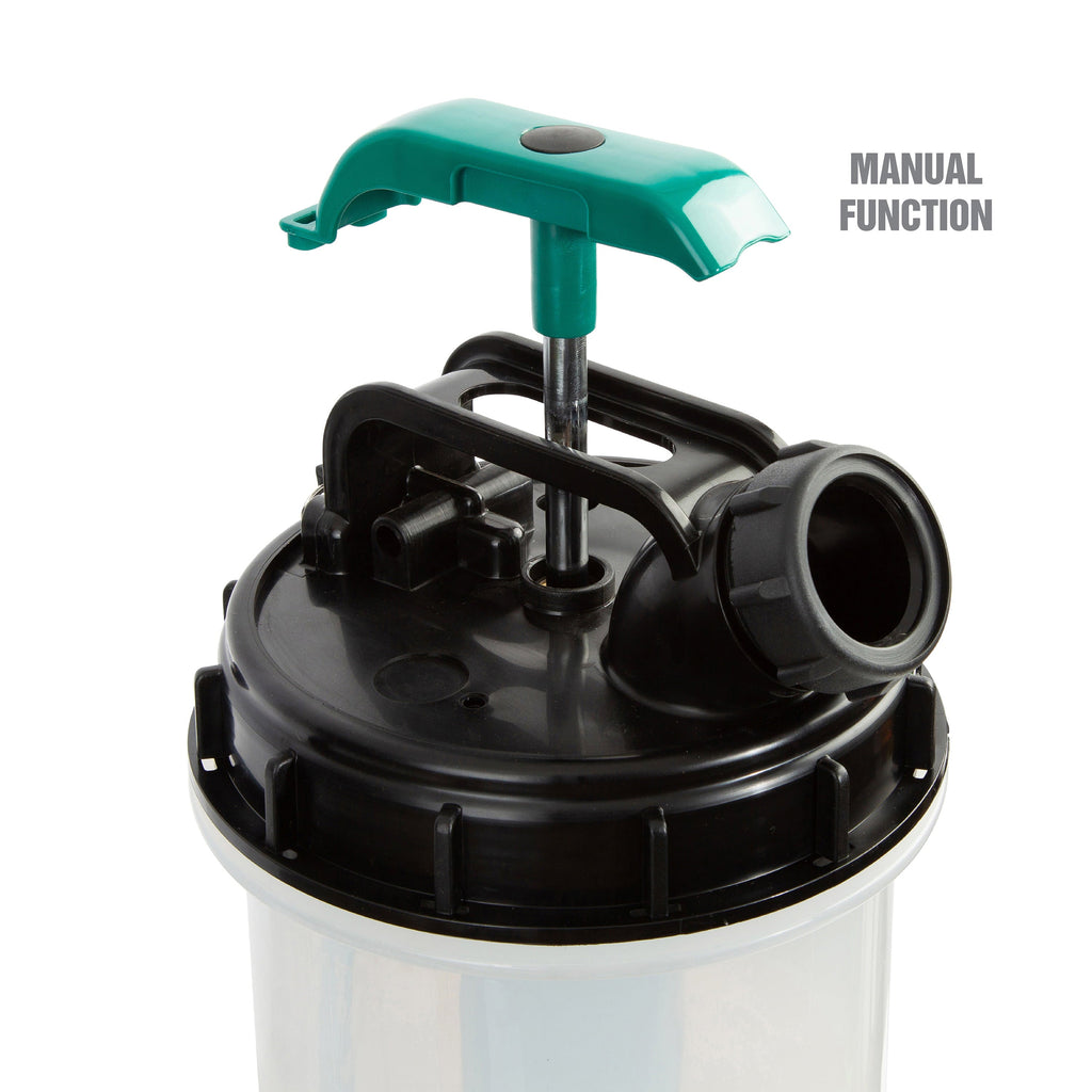 OEMTOOLS 24937 Pneumatic/Manual Fluid Extractor 1.5 Gallon (6L), Oil Extractor, Oil Change Pump, Automotive Oil Extractor Pump, Oil Pump Extractor