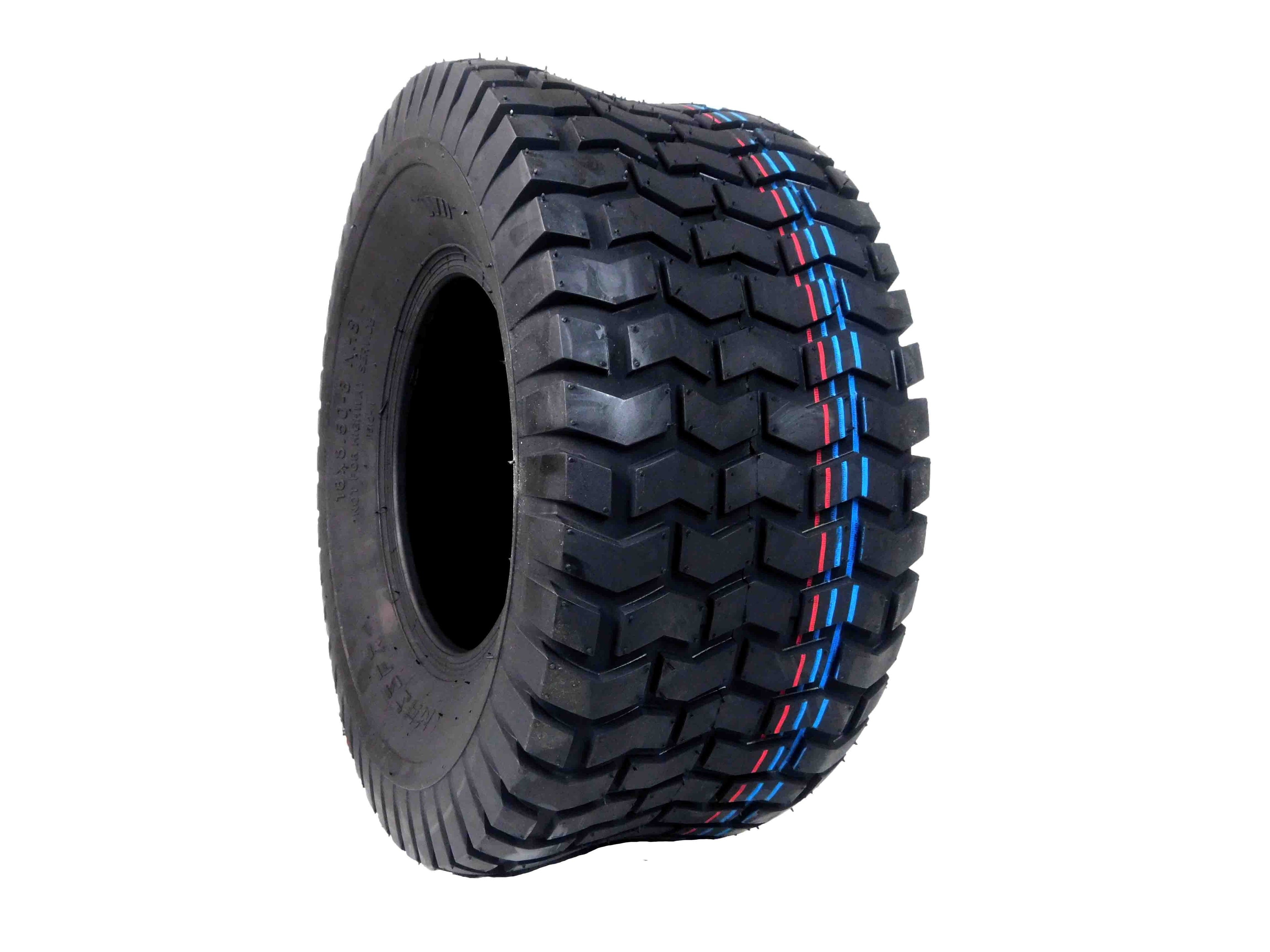 MASSFX 18x8.5-8 Lawn & Garden, Golf Cart, Turf Tires 4 Ply with 5mm Tread Depth 18x8.5x8 (4 Pack)