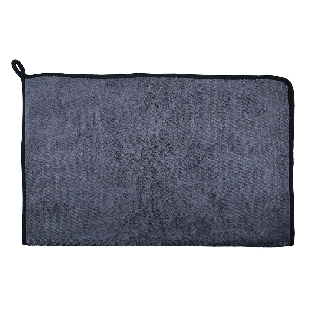 Grey Purple 80 x 60cm Microfibre Car Drying Towel Extra Large Car Cleaning Super Absorbent Car Drying Cloth Dryer 2pcs