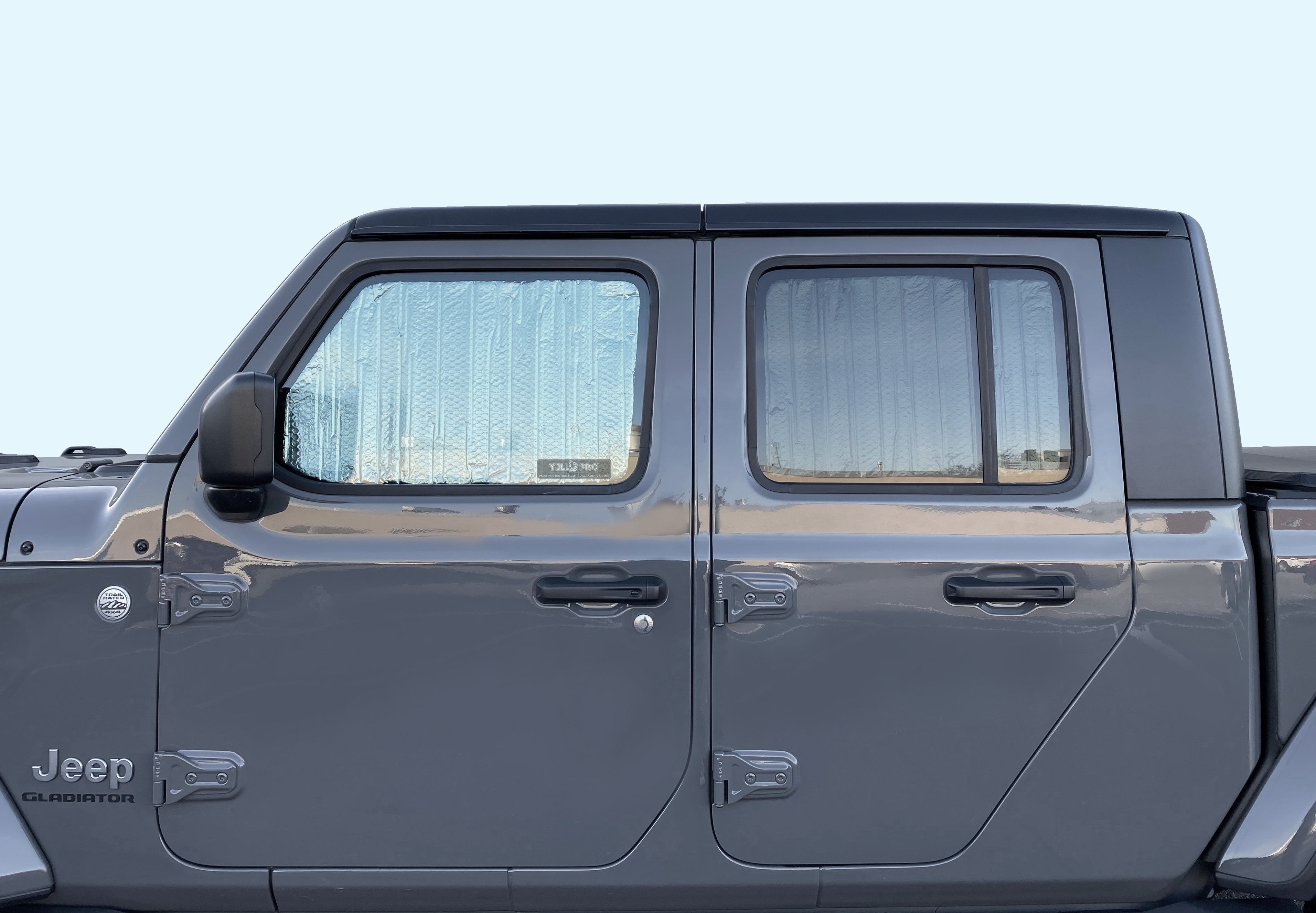 Side Window Front Row Sunshade for 2020-2022 Jeep Gladiator Pickup (Set of 2)
