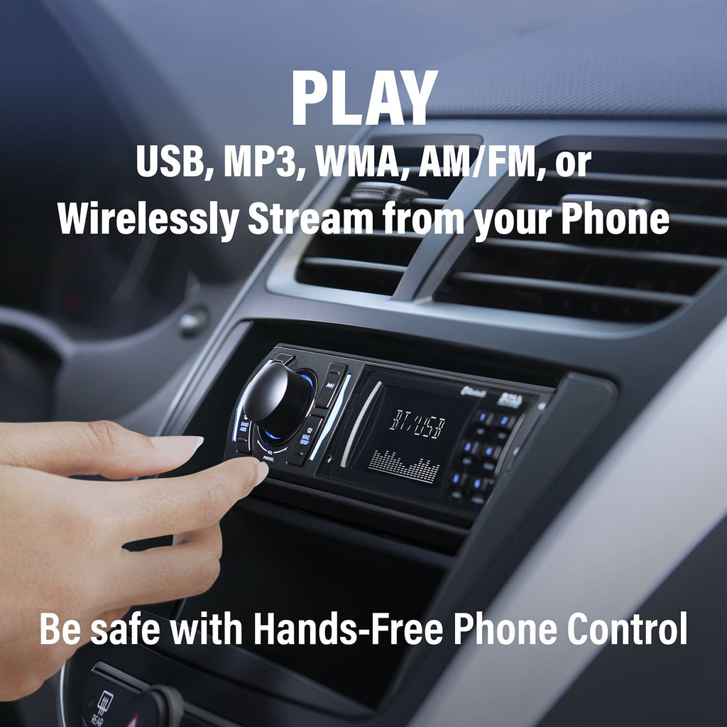 Restored Premium Boss Audio Systems Bluetooth, USB, Auxin, No CD DVD, AM/FM Radio (Refurbished)