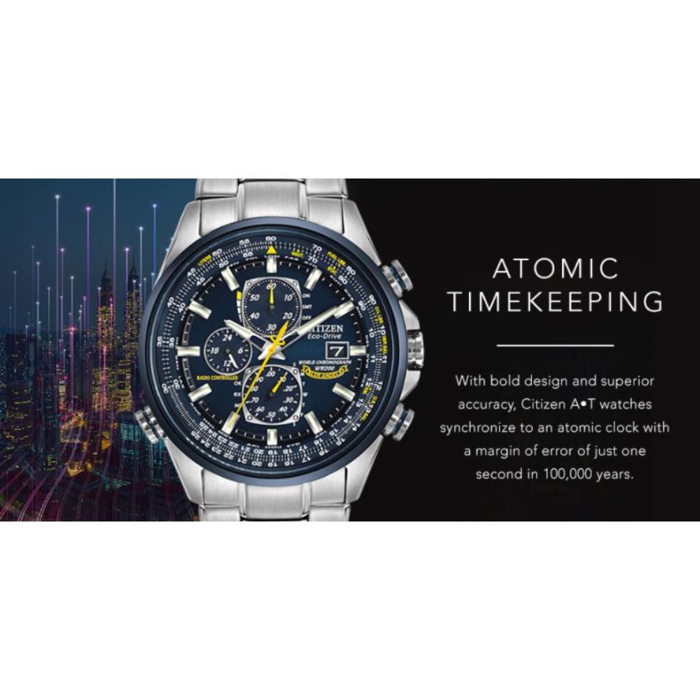 Citizen Men's Eco Drive Blue Angels World Chronograph AT Watch AT8020-54L