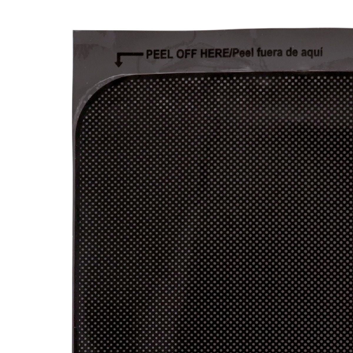 AutoDrive Black PVC Static Cling Sun Shade, 12" x 16"