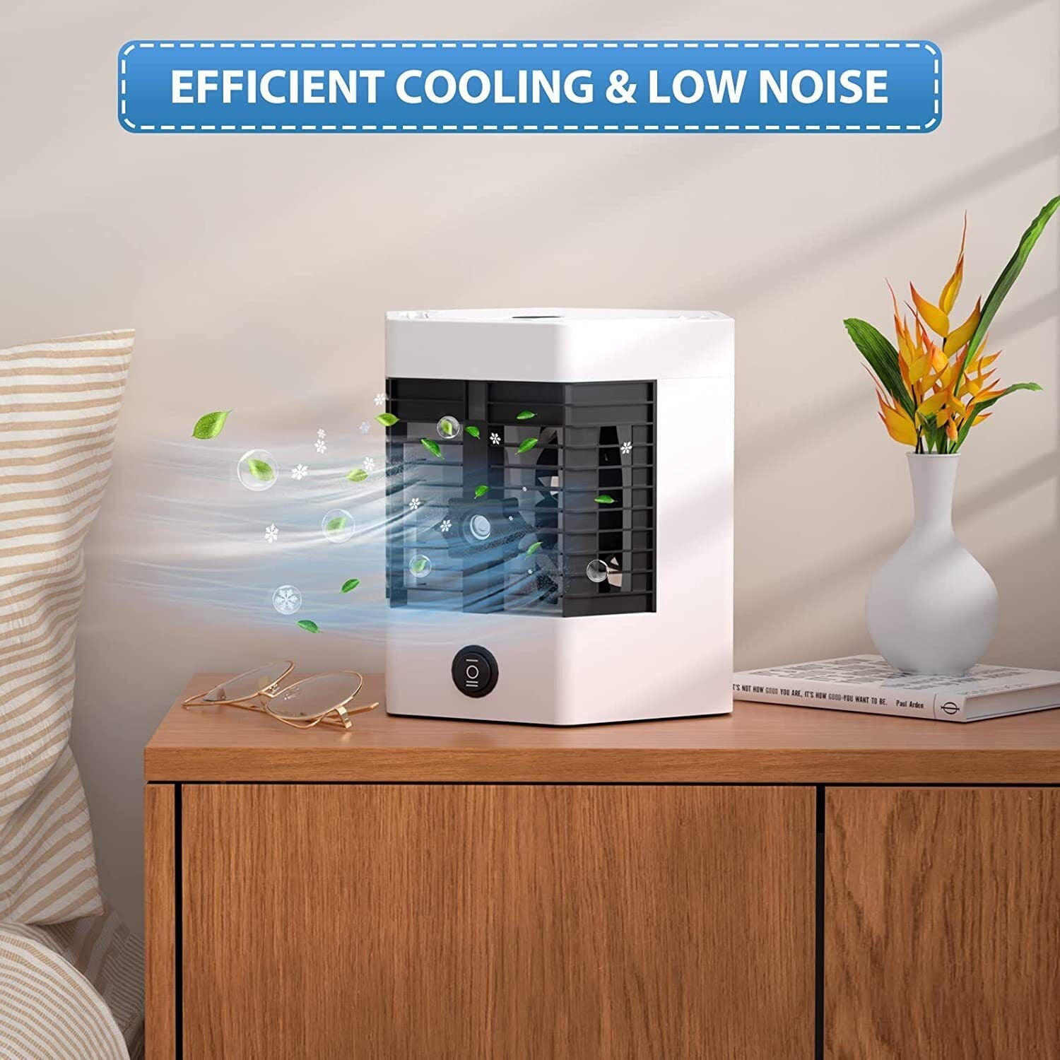 Portable Air Conditioners Mini Desktop Humidifier Cooler Personal Space Cooler