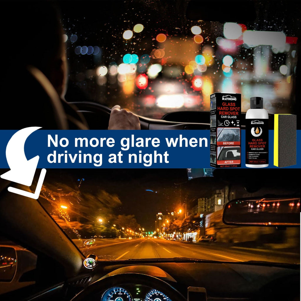 SHENGXINY Household Cleaners Clearance Rayhong Oil Paste For Car Glass, Paste For Deep Cleaning And Polishing Of Glasses, For Removing Spots On The Windshield (50Ml)