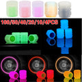 Tire Caps, 100/50/40/20/10/4 Pack Fluorescent Valve Stem Caps Universal Tire Air Covers for Car, Truck, SUV, Motorcycles, Bike (Green 4pcs)