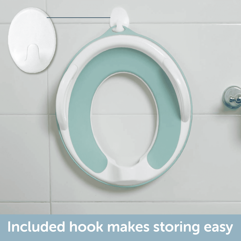 Jool Baby Potty Training Seat with Handles, Unisex, Fits most Toilets, Non-Slip with Splash Guard