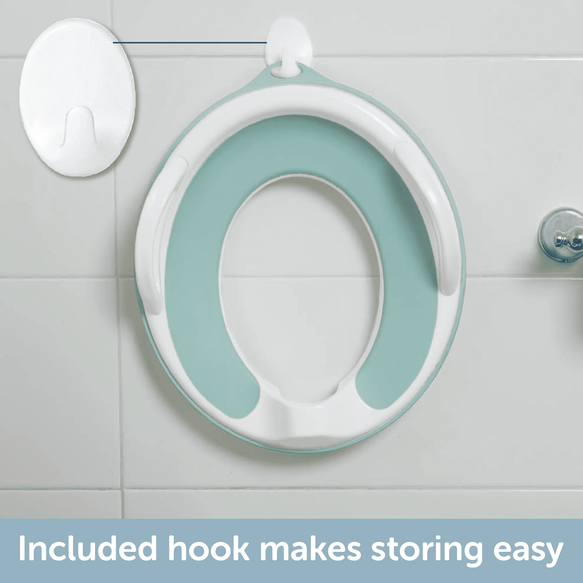Jool Baby Potty Training Seat with Handles, Unisex, Fits most Toilets, Non-Slip with Splash Guard