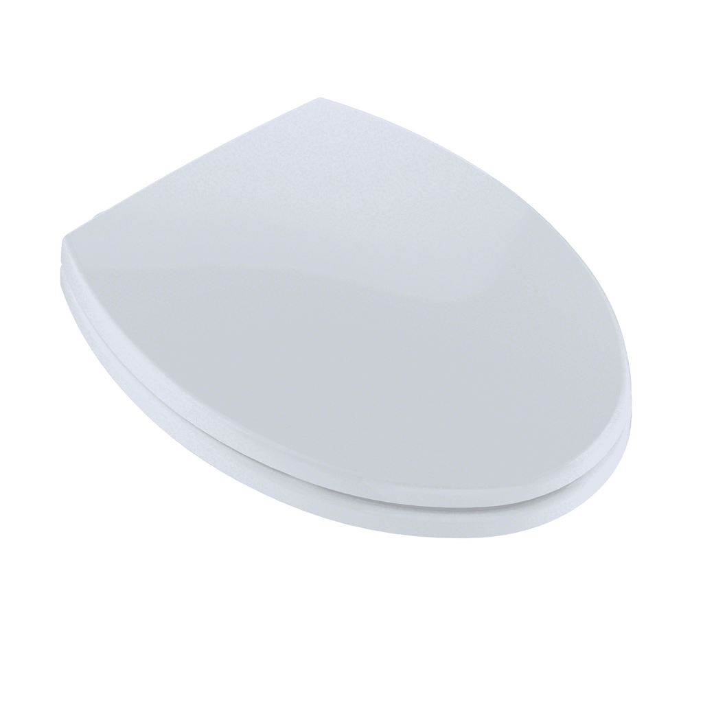 TOTO® SoftClose® Non Slamming, Slow Close Elongated Toilet Seat and Lid, Cotton White - SS114#01
