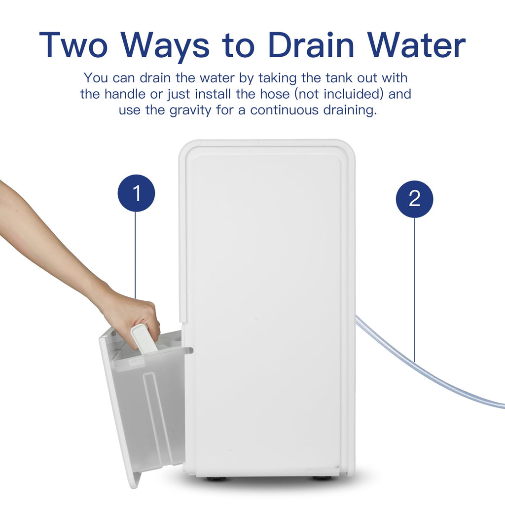 DELLA  3000 Sq. Ft Smart Dehumidifier WIFI, 35 Pint DOE (Previously 50 pint), 115V Energy Star Appliance, Ideal for Basements, Large & Medium  Roo\ms, and Bathrooms