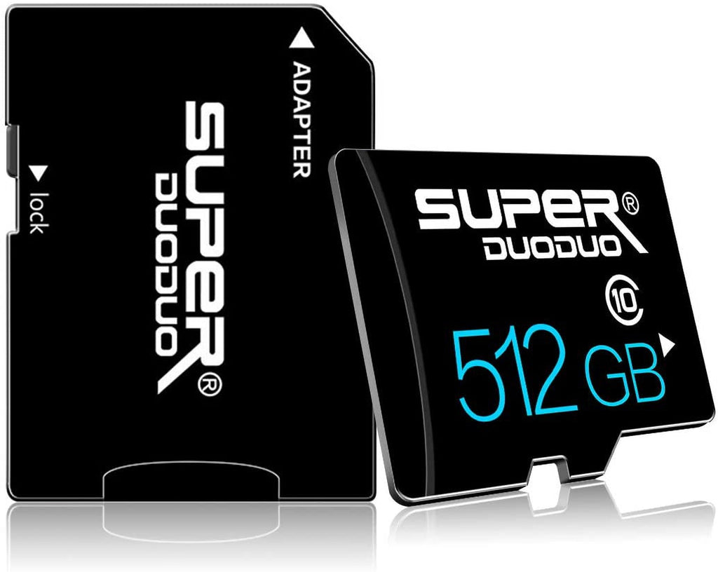 512GB Micro SD Card Class 10 Memory Card Fast Speed TF Card for Android Smartphone,Digital Camera,Tablet,Surveillance and Drone