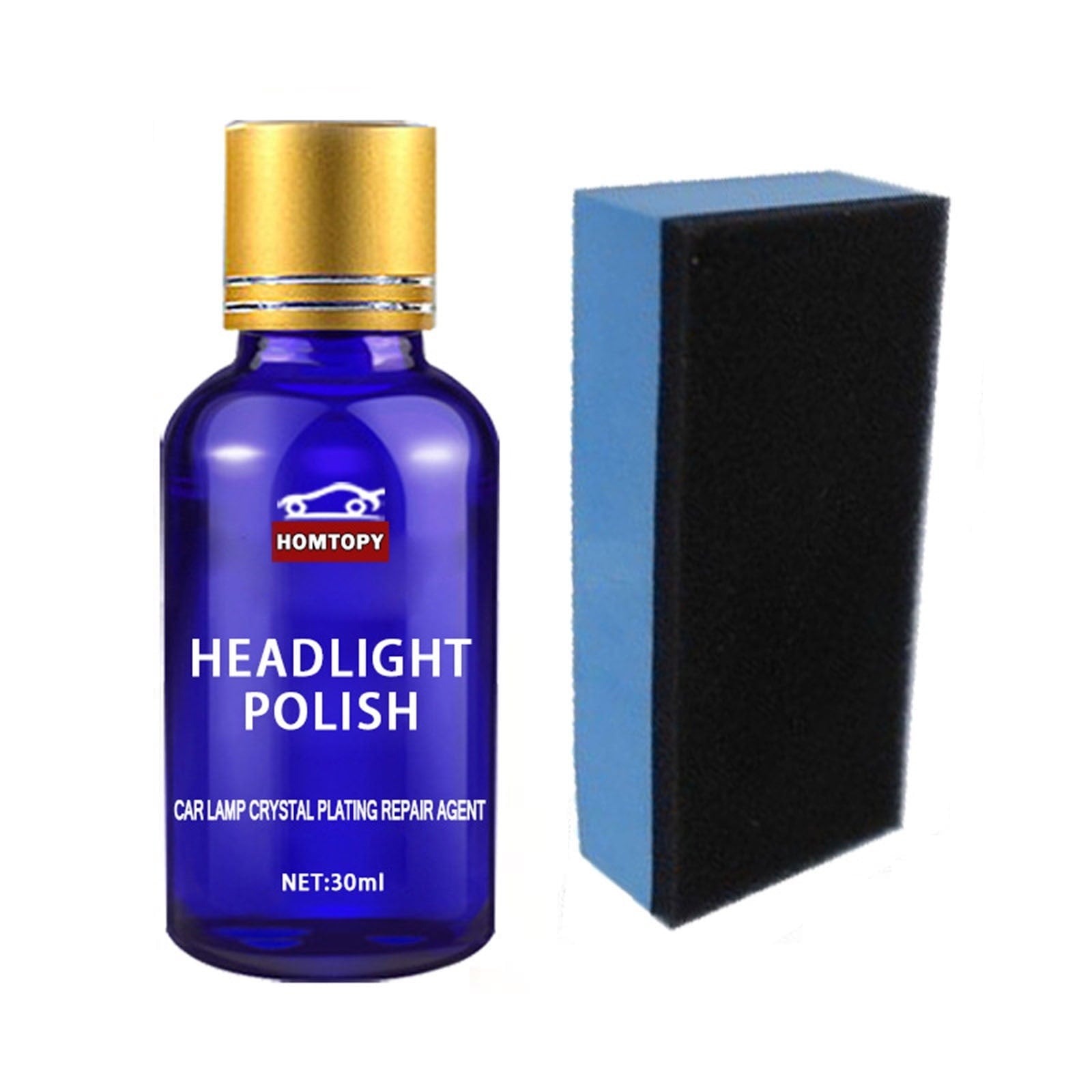 30MLUltra Headlight Restoration Kit Vehicle Headlamp Headlamp Repair Fluid Repair Tool Set Of Innovative Headlight Repair Polish, Car Headlight Repair Fluid, Car Headlight Cleaner
