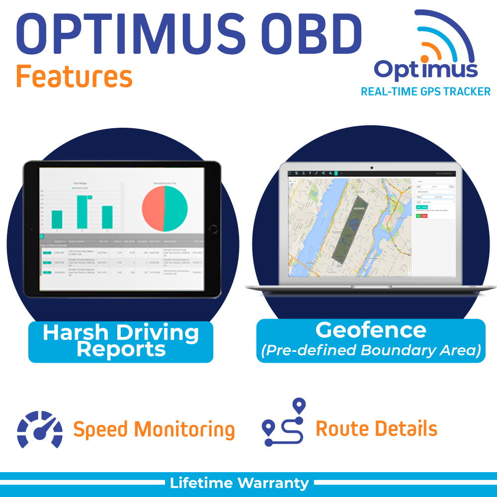 Car Easy Plug-in to OBD Port GPS Tracker with Extension Cable