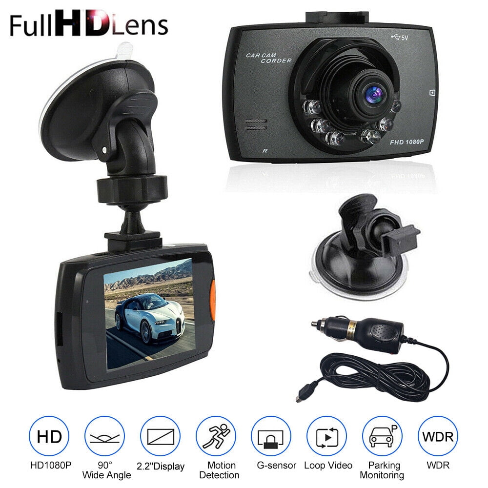 Onemayship 3'' Vehicle  Dash Cam 1080P Full HD Car DVR Dashboard Camera Video Recorder with G-Sensor Night Vision Loop Recording（Black）