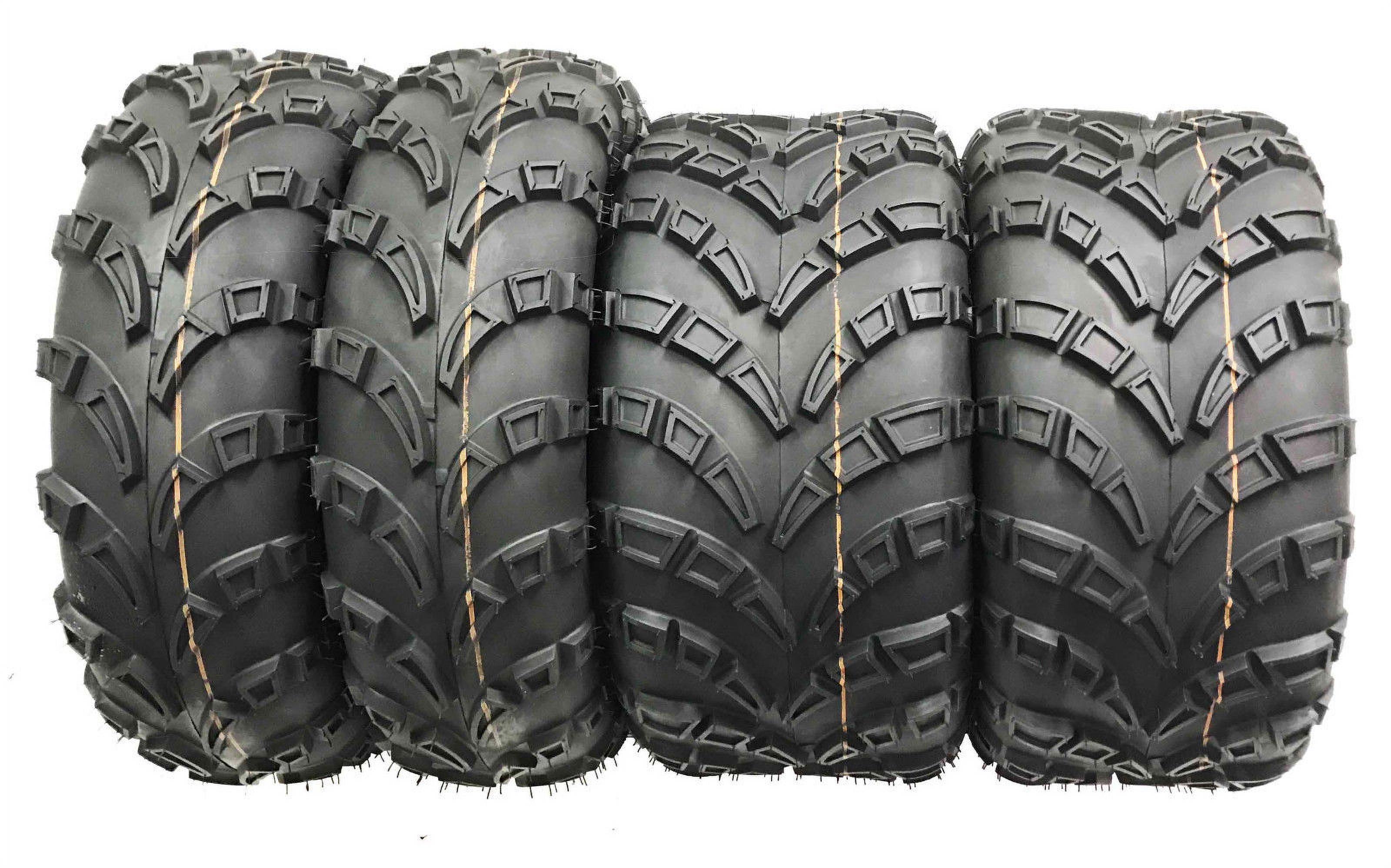 Set of 4 WANDA ATV Tires AT 23x7-10 Front 22x10-10 Rear /6PR -10261/20160
