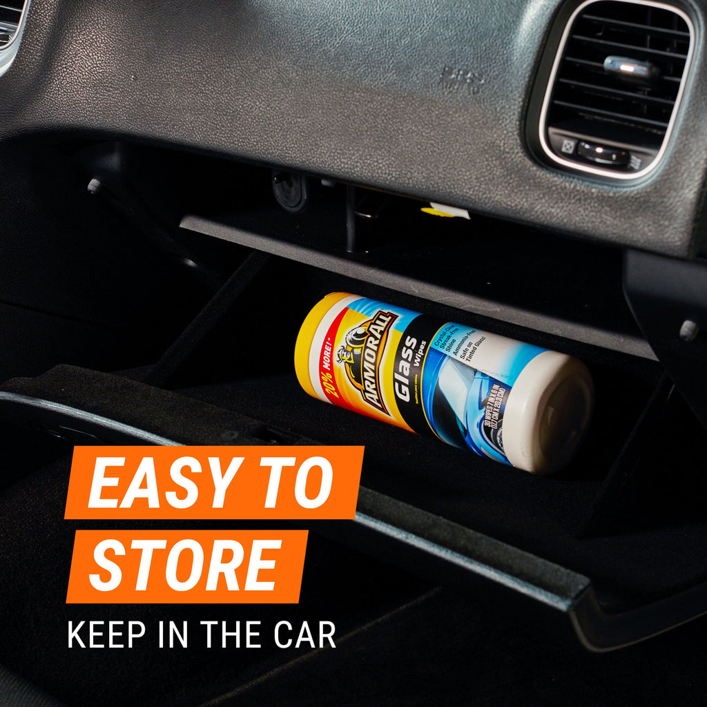 Armor All Glass Wipes, 30 ct, Car Cleaning, Auto Detailing