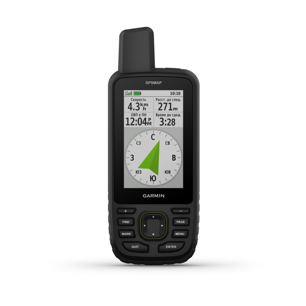 Garmin GPSMAP 67 Rugged GPS Hiking Handheld, Expanded GNSS Support, 3in Display with Wearable4U Power Pack Bundle